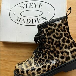 Steve Madden Kids Animal Print Boots